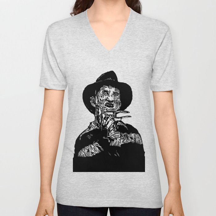 Freddy Krueger  V Neck T Shirt