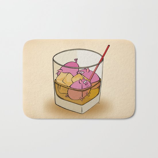 Pickle Pigs Too Bath Mat