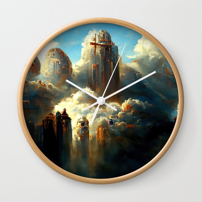 Heavenly City Wall Clock