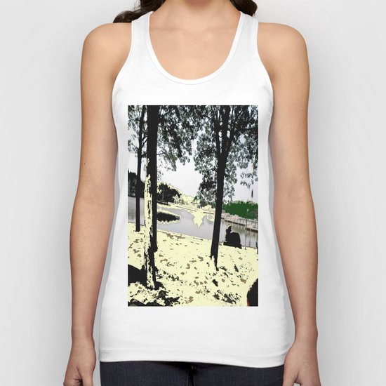 A Pleasant Day Unisex Tank Top
