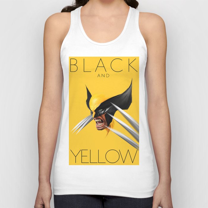 BLACK AND YELLOW Tank Top