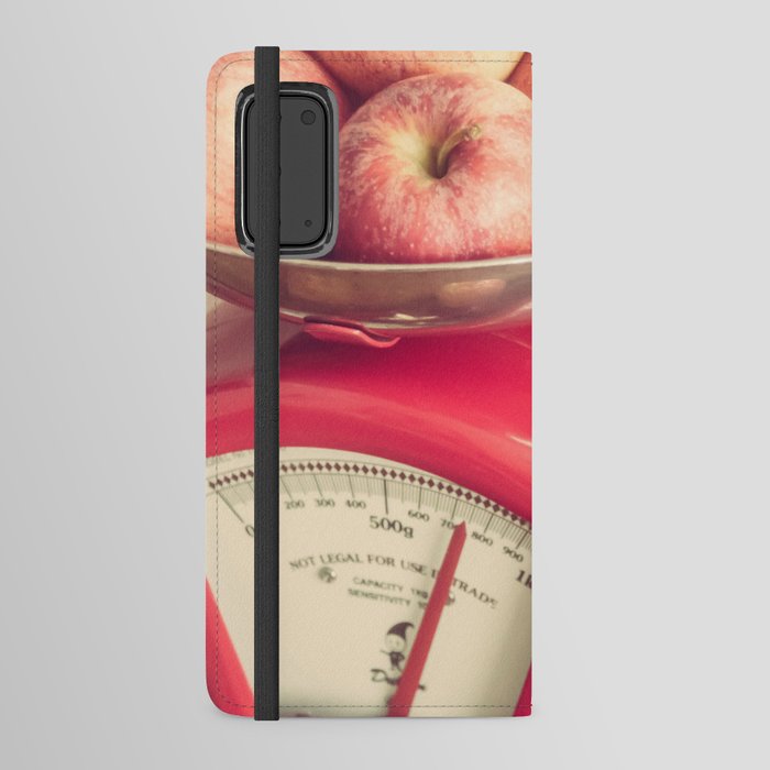 Apples in Scales Still Life Android Wallet Case