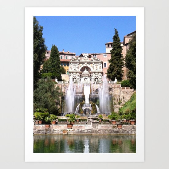 Villa d´este Art Print