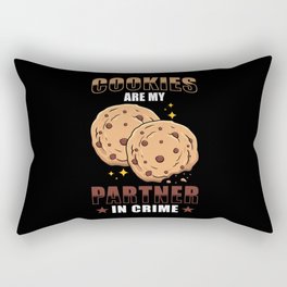 Cookies are my partner in Crime Rectangular Pillow