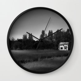 Just Black And White Wall Clock