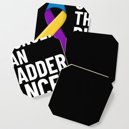 Bladder Cancer Ribbon Awareness Chemo Survivor Coaster