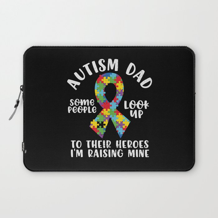 Autism Dad Hero Laptop Sleeve