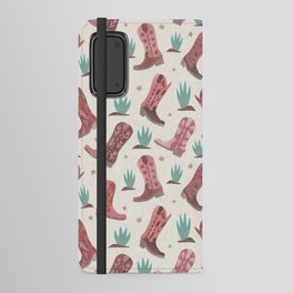 Cowgirl Boots Agave  - Western Cowboy Android Wallet Case
