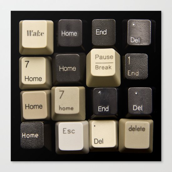 Custom Keyboard Canvas Print
