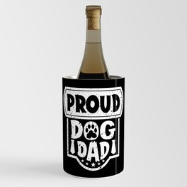 Proud Dog Dad Father's Day Wine Chiller