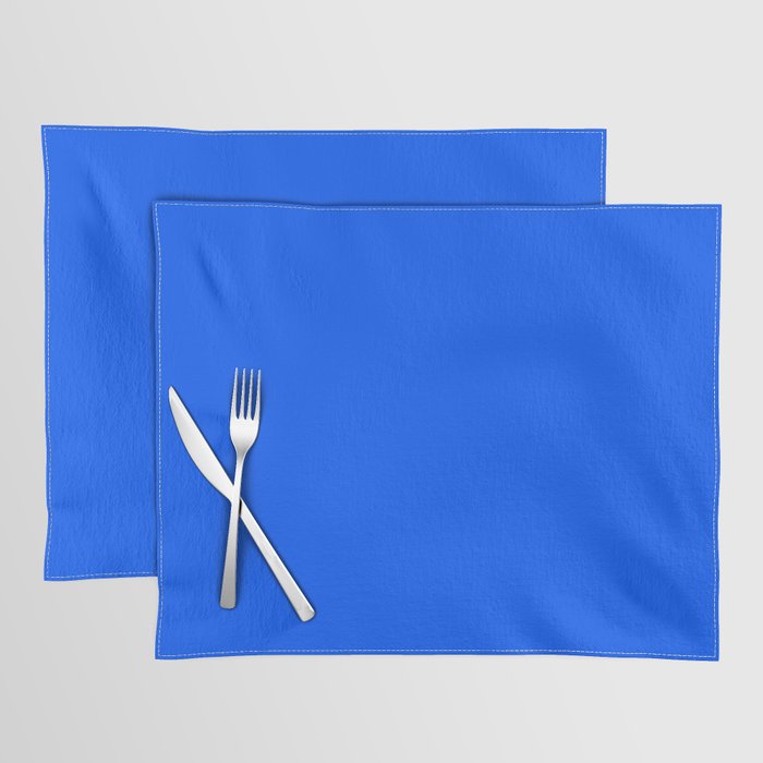 Monochrome  blue 0-85-255 Placemat