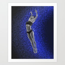 Flying Woman Art Print