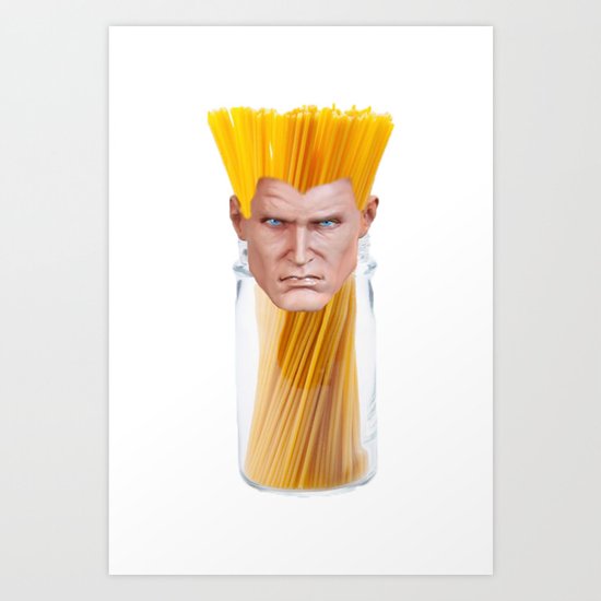 Guile Spaghetti Art Print