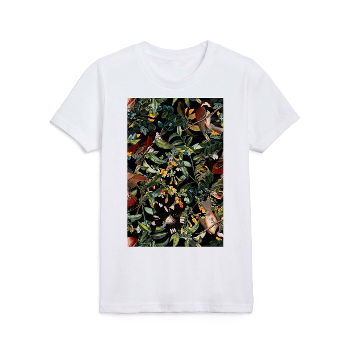 Floral and Birds XLIV Kids T Shirt