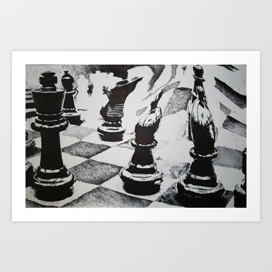 Chess Anyone? Art Print