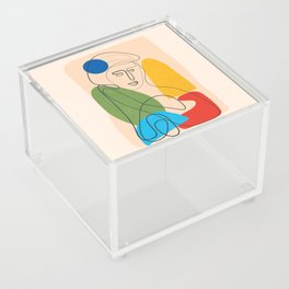 Abstract Line Figure 1 Acrylic Box