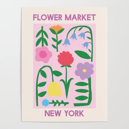 Flower Market New York Poster