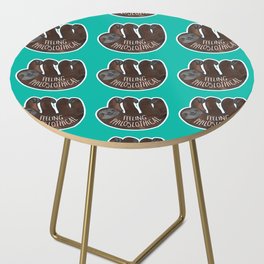 PhiloSLOTHical - cute sloth pun Side Table