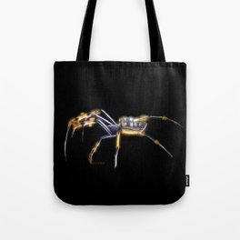 Spiked Yellow Spider Tote Bag