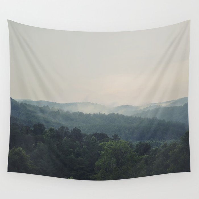 The Great Smoky Mountains Wall Tapestry by Kameron Elisabeth  Society6