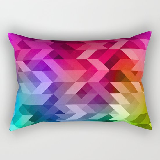 3d Retro Rectangular Pillow