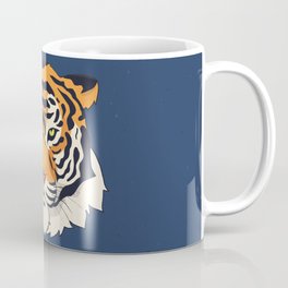 a tiger head looking straight. tiger face, tigers Coffee Mug