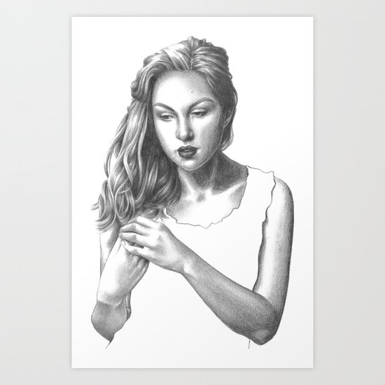 girl Art Print