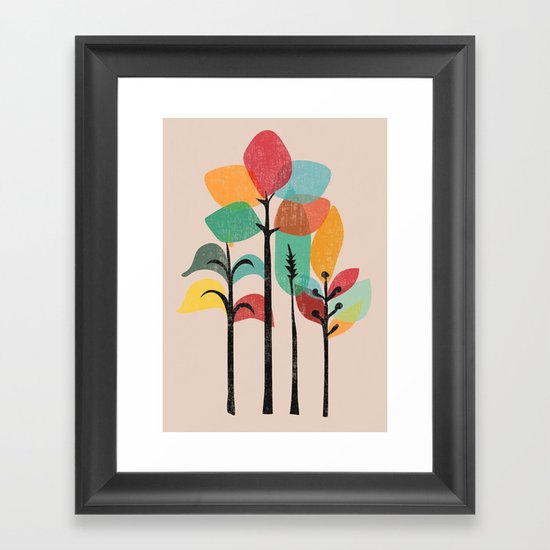 Tropical Groove Framed Art Print