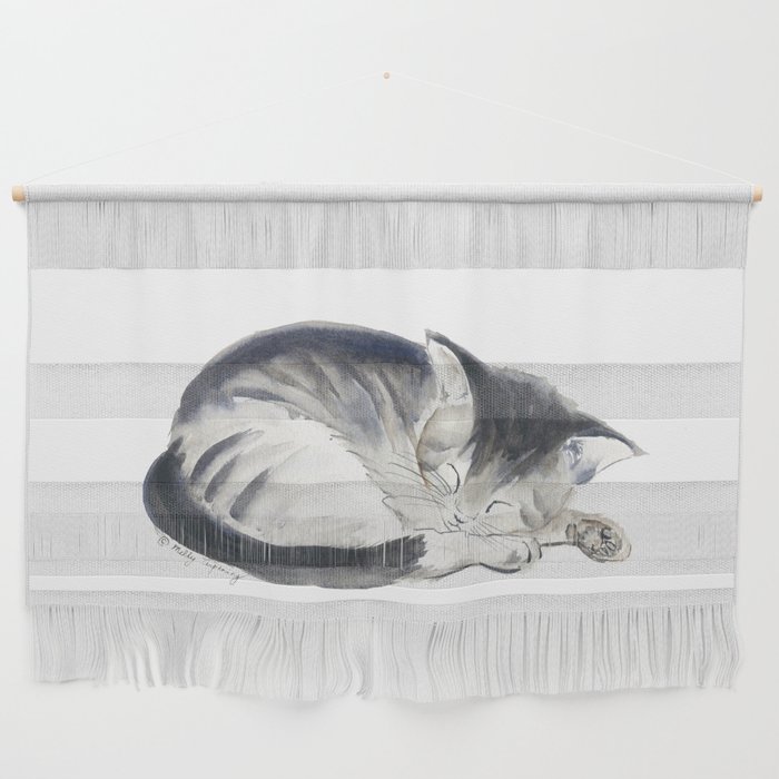 Curl Up  Wall Hanging