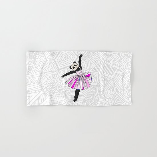 Panda Bear Ballerina Tutu Hand & Bath Towel