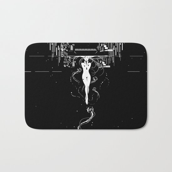 synchroniCity // (nude girl) Bath Mat