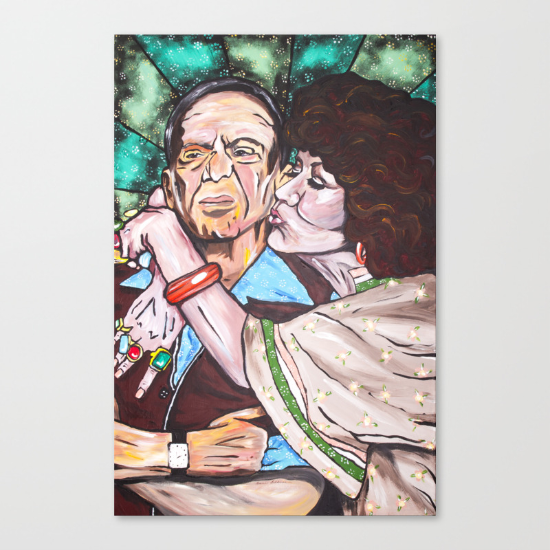 Mr Mrs Roper Canvas Print By Portraitsontheperiphery Society6
