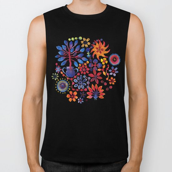 Colorful Biker Tank