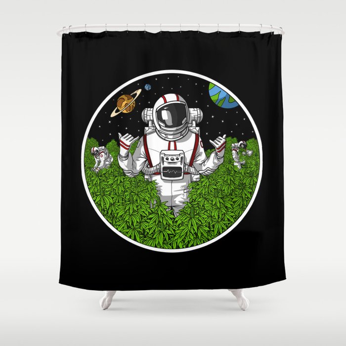 Stoner Astronaut Shower Curtain
