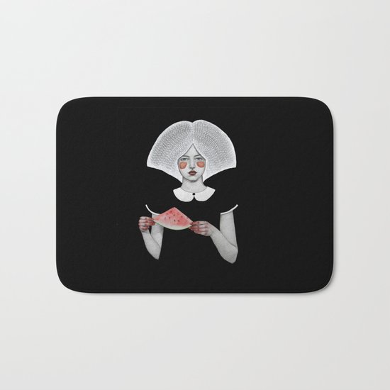 Zora in Black Bath Mat