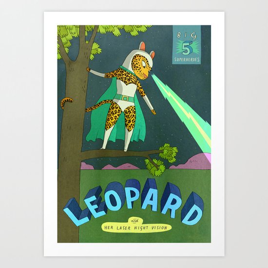 Leopard Art Print