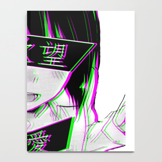 Lust Sad Japanese Anime Aesthetic Notebook By Poser Boy Society6