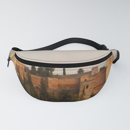 Spain Photography - Castle Standing In The Pretty Sunset Fanny Pack