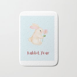 Rabbit Year Bath Mat