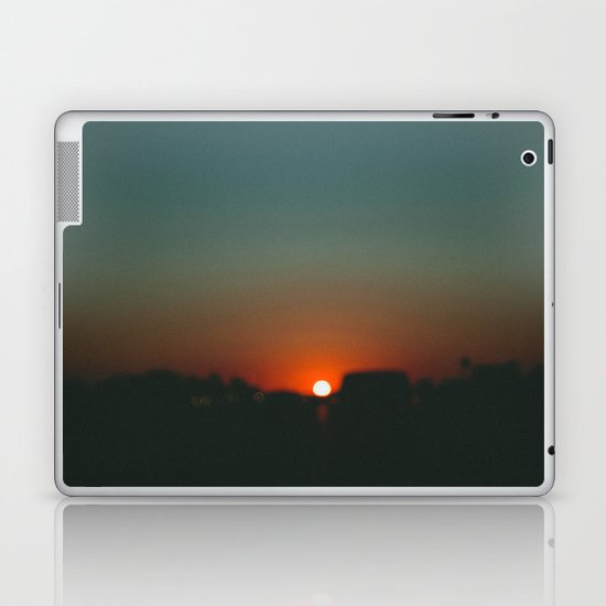 west at sunset Laptop & iPad Skin