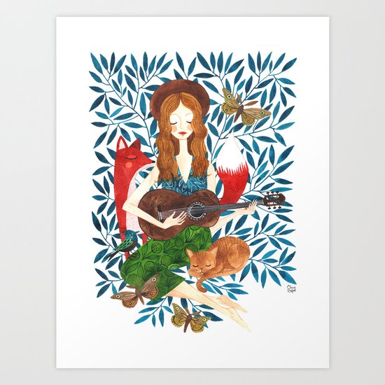 PLAY ME A SONG Art Print
