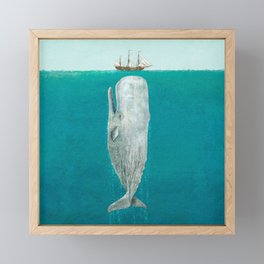 The Whale - Full Length  Framed Mini Art Print