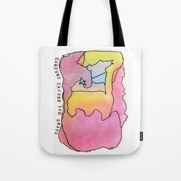 Fortune Favors The Brave Tote Bag