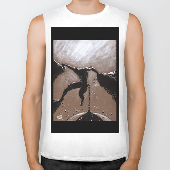 Hanging On Biker Tank