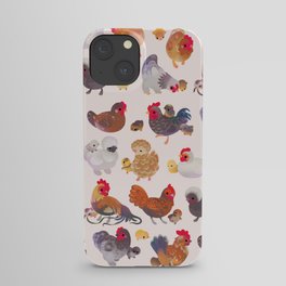 Chicken and Chick iPhone Case