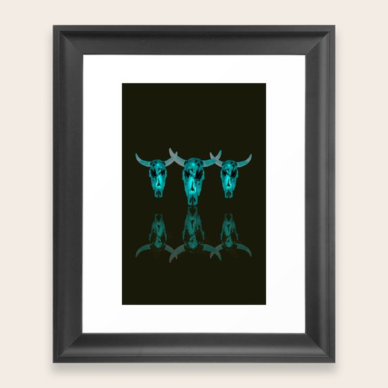 Skull Framed Art Print