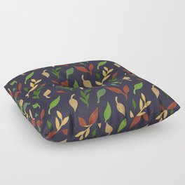 Leaf seamless pattern Floor Pillow