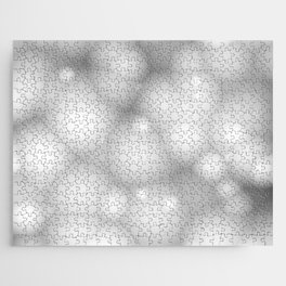 Blurred Ombre Gradient Fuzzy Spots in Gray Jigsaw Puzzle