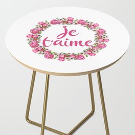 Je T'aime - I Love You - French Side Table
