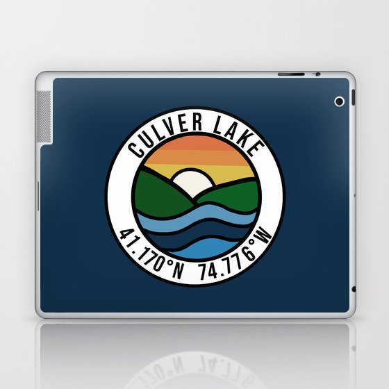 Culver Lake - Navy/Badge Laptop & iPad Skin